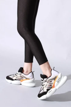 Ženy tenisky na jeseň bežné priedušná semiš kožené tenisky na platforme módne jogging, chôdza Čipky topánky dámy Obuv