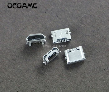 OCGAME 500pcs/veľa krátke pin Napájanie Ovládača Konektor Port Napájanie Nabíjačky Zásuvka pre PS4 Bezdrôtový ovládač Mini USB port Poplatok