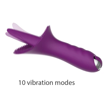 Ženy Ústne Masturbator Mačička Bradavky Vibračný Stimulátor SiliconeTongue Pošvy Bulík sexuálnu Hračku pre Ženy