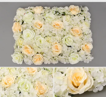 40X60Cm Umelý Kvet Hodvábnej Ruže, Pivónia Skúmie Dekoratívne Kvetinové Steny Romantická Svadba na Pozadí Dekorácie