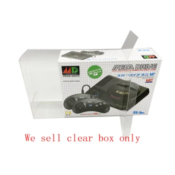 10 KS veľa Zber Okno Display Box Úložný Box pre SEGA Genesis na MD Mini Japonskej verzii hry chránič box