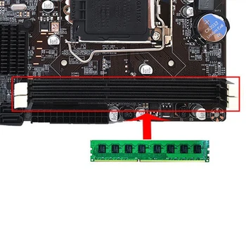 H61 Ploche základnej Doske Počítača LGA1155 CPU Rozhranie DDR3 H61M Rozšíriteľné USB3.0 pre B75