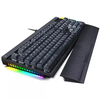 X-7100 strane-osvetlenie sidelighted USB podsvietený sidelight klávesnica s modrým 104-kľúčové spínače bez black konfliktu zápästie zvyšok