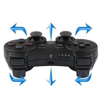 10Pcs Bezdrôtový Herný ovládač s nabíjací kábel pre PS3 gamepad pc bezdrôtový ovládač dualshock 3 joystick pre počítače