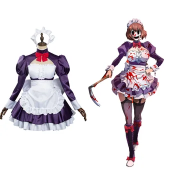 Anime Výškových Invázie Fuku Kamen Cosplay Kostým Sexy Slúžka Šaty Zástera Celý Oblek Halloween Karnevalové Kostýmy