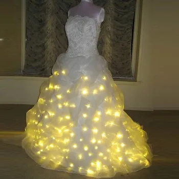 2016 LED Šaty, Oblečenie Pre Party Výkon,Led Sluminous LED Tanečné Oblečenie Fáze výkony Elektro-optický Svetelný Tanec