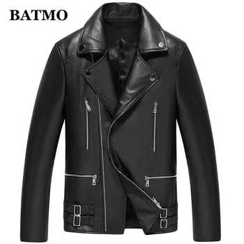 BATMO 2021 nový príchod kvalitných prírodných reálnom kožené bundy mužov,muž z ovčej kože kabát,PDD32